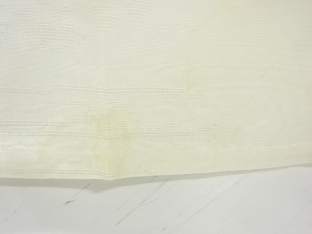  アンティーク　すかし織草花模様夏用長襦袢